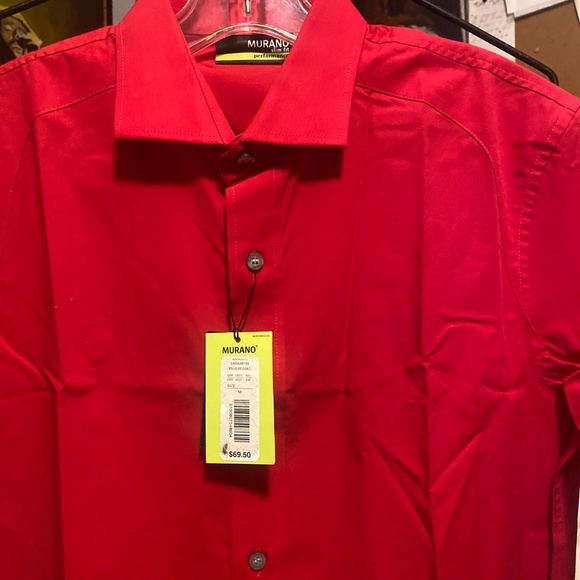 Murano Slim Fit performance Shirt Sz M - Picture 4 of 6